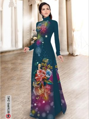 Vải áo dài hoa hồng thiết kế 2020 AD HT6991 25 1595392896 885 Vai ao dai hoa hong thiet ke 2020 AD HT6991