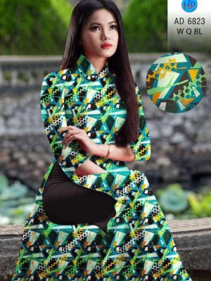 Vải áo dài hoa văn kiểu mới AD 6823 22 1595404815 651 Vai ao dai hoa van kieu moi AD 6823