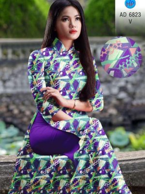 Vải áo dài hoa văn kiểu mới AD 6823 21 1595404815 686 Vai ao dai hoa van kieu moi AD 6823