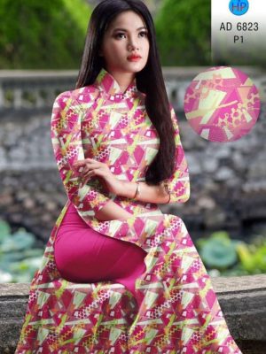 Vải áo dài hoa văn kiểu mới AD 6823 20 1595404815 733 Vai ao dai hoa van kieu moi AD 6823