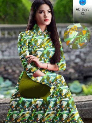 Vải áo dài hoa văn kiểu mới AD 6823 25 1595404816 350 Vai ao dai hoa van kieu moi AD 6823