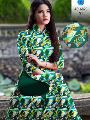 Vải áo dài hoa văn kiểu mới AD 6823 30 1595404817 350 Vai ao dai hoa van kieu moi AD 6823