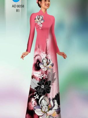 Vải áo dài hoa in 3D mới ra AD 8058 32 1595405065 704 Vai ao dai hoa in 3D moi ra AD 8058