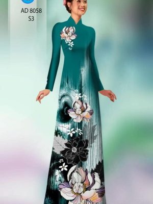 Vải áo dài hoa in 3D mới ra AD 8058 41 1595405066 54 Vai ao dai hoa in 3D moi ra AD 8058
