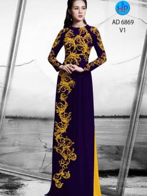 Vải áo dài hoa văn thiết kế 2020 AD 6869 32 1595405920 509 Vai ao dai hoa van thiet ke 2020 AD 6869