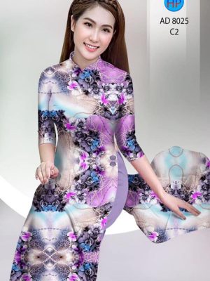 Vải áo dài hoa đều kiểu mới AD 8025 26 1595406854 615 Vai ao dai hoa deu kieu moi AD 8025