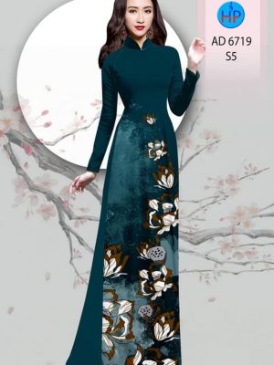Vải áo dài hoa sen 3D mới ra AD 6719 24 1595407654 49 Vai ao dai hoa sen 3D moi ra AD 6719