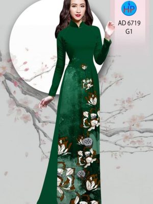 Vải áo dài hoa sen 3D mới ra AD 6719 22 1595407654 962 Vai ao dai hoa sen 3D moi ra AD 6719