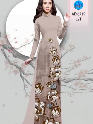 Vải áo dài hoa sen 3D mới ra AD 6719 29 1595407655 710 Vai ao dai hoa sen 3D moi ra AD 6719