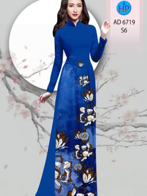 Vải áo dài hoa sen 3D mới ra AD 6719 34 1595407656 872 Vai ao dai hoa sen 3D moi ra AD 6719