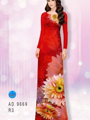 Vải áo dài hoa hướng dương kiểu mới AD 9669 21 1595408217 320 Vai ao dai hoa huong duong kieu moi AD 9669