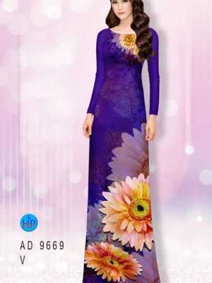 Vải áo dài hoa hướng dương kiểu mới AD 9669 28 1595408218 367 Vai ao dai hoa huong duong kieu moi AD 9669