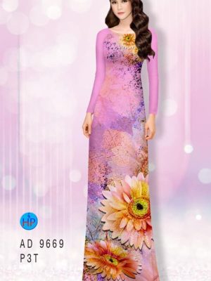 Vải áo dài hoa hướng dương kiểu mới AD 9669 32 1595408218 765 Vai ao dai hoa huong duong kieu moi AD 9669
