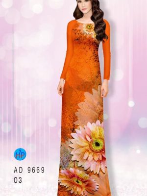 Vải áo dài hoa hướng dương kiểu mới AD 9669 34 1595408219 320 Vai ao dai hoa huong duong kieu moi AD 9669