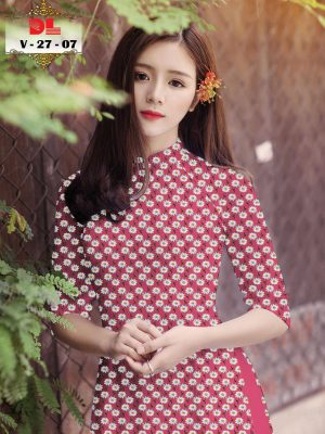 1595429161 198 Vai Ao Dai Lua Ngoc Mai Hoa Cuc Nhi thiet