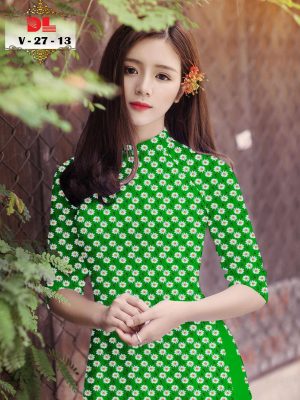 1595429161 718 Vai Ao Dai Lua Ngoc Mai Hoa Cuc Nhi thiet
