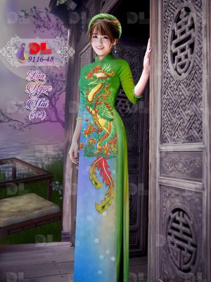 Vải Áo Dài Lụa Ngọc Mai Chim Phụng mới ra AD DL9116 46 1595429506 809 Vai Ao Dai Lua Ngoc Mai Chim Phung moi ra