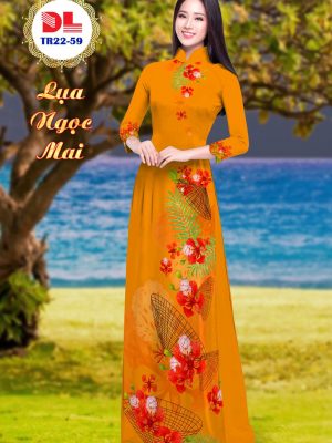 Vải Áo Dài Lụa Ngọc Mai Hoa Phượng mới ra AD DLTR22 27 1595430201 189 Vai Ao Dai Lua Ngoc Mai Hoa Phuong moi ra