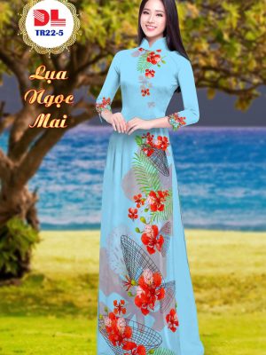 Vải Áo Dài Lụa Ngọc Mai Hoa Phượng mới ra AD DLTR22 26 1595430201 236 Vai Ao Dai Lua Ngoc Mai Hoa Phuong moi ra