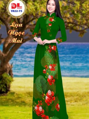 Vải Áo Dài Lụa Ngọc Mai Hoa Phượng mới ra AD DLTR22 28 1595430201 659 Vai Ao Dai Lua Ngoc Mai Hoa Phuong moi ra