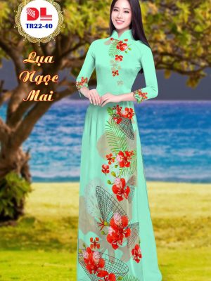 Vải Áo Dài Lụa Ngọc Mai Hoa Phượng mới ra AD DLTR22 24 1595430201 674 Vai Ao Dai Lua Ngoc Mai Hoa Phuong moi ra