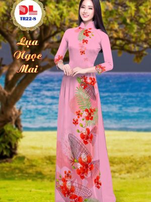Vải Áo Dài Lụa Ngọc Mai Hoa Phượng mới ra AD DLTR22 37 1595430203 730 Vai Ao Dai Lua Ngoc Mai Hoa Phuong moi ra
