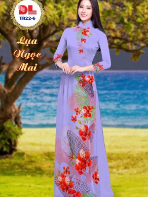 Vải Áo Dài Lụa Ngọc Mai Hoa Phượng mới ra AD DLTR22 34 1595430203 733 Vai Ao Dai Lua Ngoc Mai Hoa Phuong moi ra