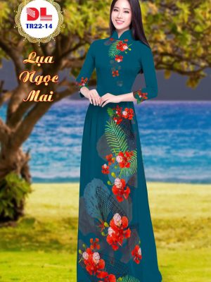 Vải Áo Dài Lụa Ngọc Mai Hoa Phượng mới ra AD DLTR22 36 1595430203 764 Vai Ao Dai Lua Ngoc Mai Hoa Phuong moi ra