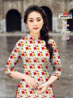 1595430335 863 Vai Ao Dai Lua Ngoc Mai Vai Hoa Cuc Nhi