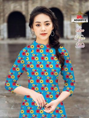 1595430336 281 Vai Ao Dai Lua Ngoc Mai Vai Hoa Cuc Nhi