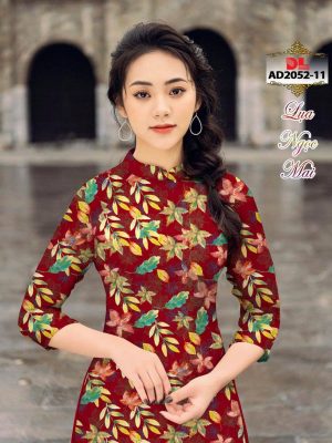 Vải Áo Dài Lụa Ngọc Mai Hoa Đều kiểu mới AD DL2052 19 1595430467 649 Vai Ao Dai Lua Ngoc Mai Hoa Deu kieu moi