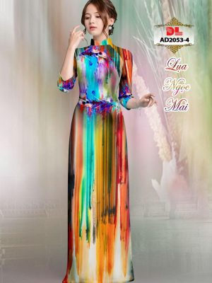 1595430647 56 Vai Ao Dai Lua Ngoc Mai Hoa In 3D thiet