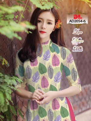 Vải Áo Dài Lụa Ngọc Mai Hình Lá mới ra AD DL2054 42 1595431009 523 Vai Ao Dai Lua Ngoc Mai Hinh La moi ra