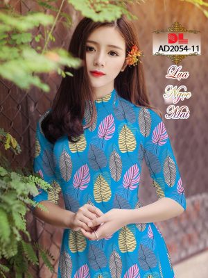 Vải Áo Dài Lụa Ngọc Mai Hình Lá mới ra AD DL2054 45 1595431010 406 Vai Ao Dai Lua Ngoc Mai Hinh La moi ra