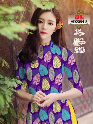 Vải Áo Dài Lụa Ngọc Mai Hình Lá mới ra AD DL2054 52 1595431011 369 Vai Ao Dai Lua Ngoc Mai Hinh La moi ra