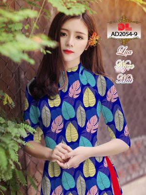 Vải Áo Dài Lụa Ngọc Mai Hình Lá mới ra AD DL2054 50 1595431011 486 Vai Ao Dai Lua Ngoc Mai Hinh La moi ra