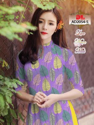 Vải Áo Dài Lụa Ngọc Mai Hình Lá mới ra AD DL2054 51 1595431011 77 Vai Ao Dai Lua Ngoc Mai Hinh La moi ra