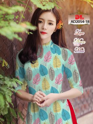 Vải Áo Dài Lụa Ngọc Mai Hình Lá mới ra AD DL2054 56 1595431012 231 Vai Ao Dai Lua Ngoc Mai Hinh La moi ra