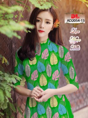 Vải Áo Dài Lụa Ngọc Mai Hình Lá mới ra AD DL2054 59 1595431012 882 Vai Ao Dai Lua Ngoc Mai Hinh La moi ra