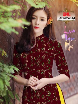 Vải Áo Dài Lụa Ngọc Mai Hoa Nhí mới ra AD DL2057 25 1595431428 2 Vai Ao Dai Lua Ngoc Mai Hoa Nhi moi ra