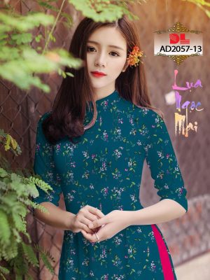 Vải Áo Dài Lụa Ngọc Mai Hoa Nhí mới ra AD DL2057 27 1595431429 25 Vai Ao Dai Lua Ngoc Mai Hoa Nhi moi ra