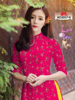 Vải Áo Dài Lụa Ngọc Mai Hoa Nhí mới ra AD DL2057 33 1595431430 173 Vai Ao Dai Lua Ngoc Mai Hoa Nhi moi ra