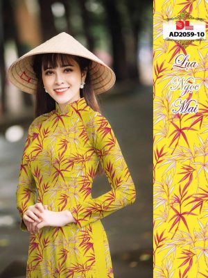 Vải Áo Dài Lụa Ngọc Mai Hình Lá mới ra AD DL2059 19 1595431606 194 Vai Ao Dai Lua Ngoc Mai Hinh La moi ra