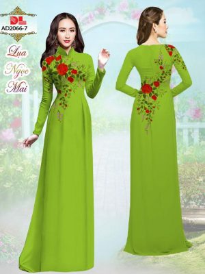 Vải Áo Dài Lụa Ngọc Mai Hoa Hồng kiểu mới AD DL2066 36 1595432048 285 Vai Ao Dai Lua Ngoc Mai Hoa Hong kieu moi