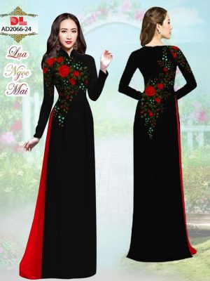 Vải Áo Dài Lụa Ngọc Mai Hoa Hồng kiểu mới AD DL2066 40 1595432048 812 Vai Ao Dai Lua Ngoc Mai Hoa Hong kieu moi