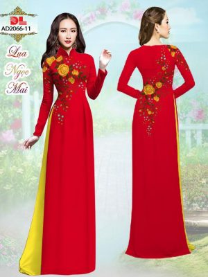 Vải Áo Dài Lụa Ngọc Mai Hoa Hồng kiểu mới AD DL2066 49 1595432050 415 Vai Ao Dai Lua Ngoc Mai Hoa Hong kieu moi