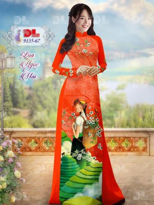 Vải Áo Dài Lụa Ngọc Mai Phong Cảnh mới ra AD DL9135 36 1595433079 16 Vai Ao Dai Lua Ngoc Mai Phong Canh moi ra