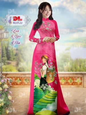 Vải Áo Dài Lụa Ngọc Mai Phong Cảnh mới ra AD DL9135 37 1595433079 467 Vai Ao Dai Lua Ngoc Mai Phong Canh moi ra