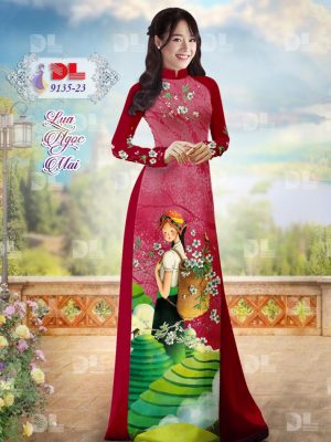 Vải Áo Dài Lụa Ngọc Mai Phong Cảnh mới ra AD DL9135 41 1595433080 87 Vai Ao Dai Lua Ngoc Mai Phong Canh moi ra