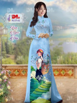 Vải Áo Dài Lụa Ngọc Mai Phong Cảnh mới ra AD DL9135 49 1595433081 678 Vai Ao Dai Lua Ngoc Mai Phong Canh moi ra